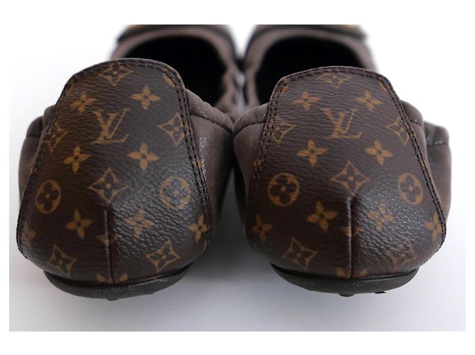 Ballerine Monogram Lucky Louis Vuitton Marrone - vista 4