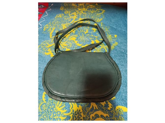 Borsa Valentino Garavani in pelle verde - vista 4