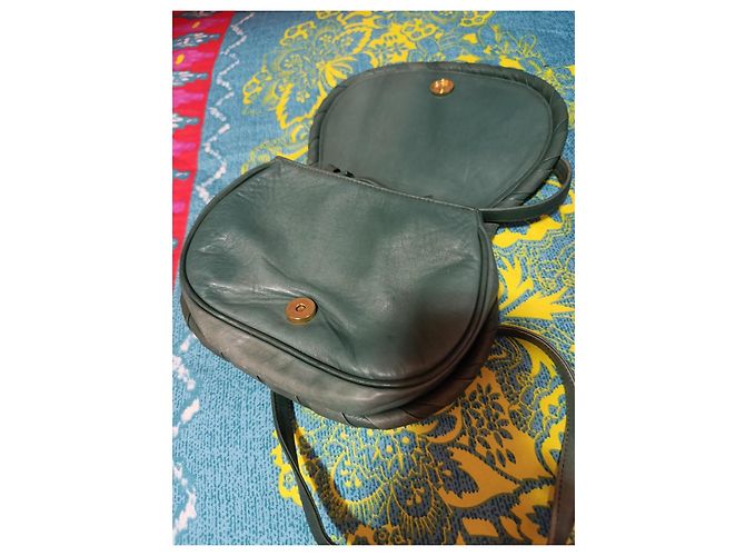 Borsa Valentino Garavani in pelle verde - vista 7