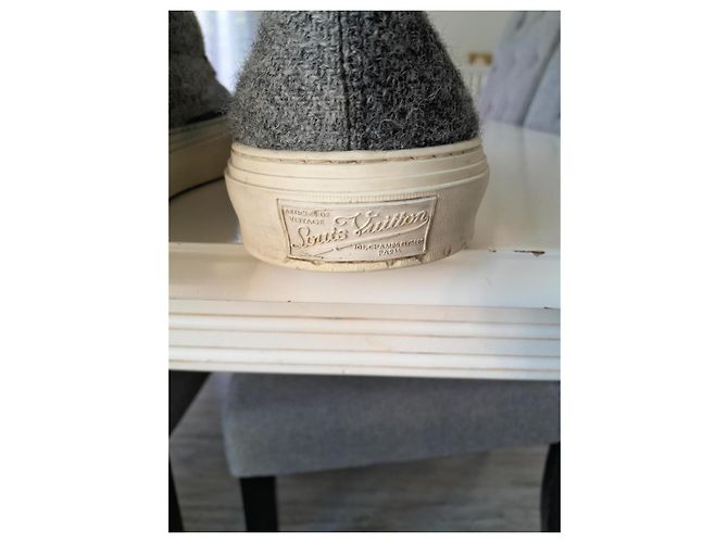 Louis Vuitton TROCADERO HIGHTOP Beige Anthrazitgrau - Ansicht 11
