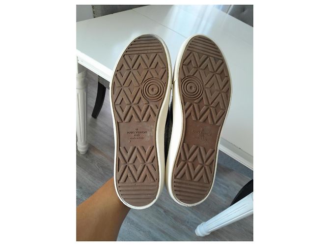 Louis Vuitton TROCADERO HIGHTOP Beige Anthrazitgrau - Ansicht 7