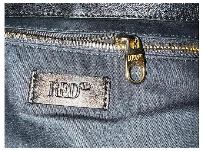 Borsa Red Valentino in pelle nera Nero - vista 8