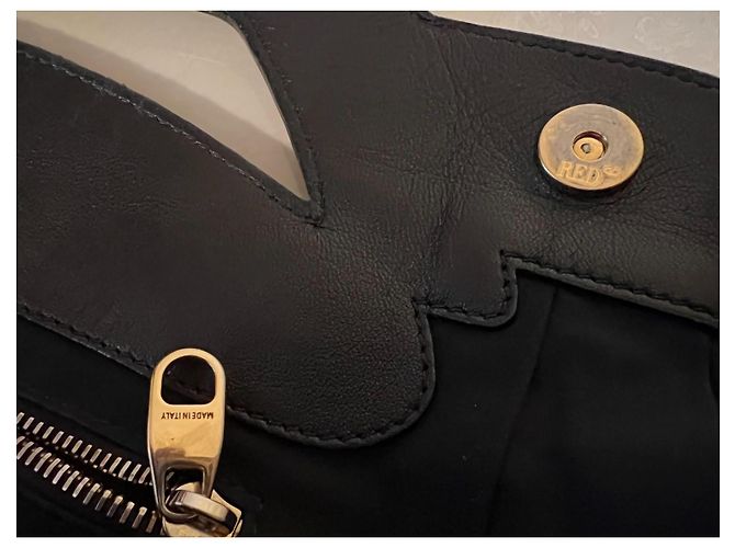 Borsa Red Valentino in pelle nera Nero - vista 9