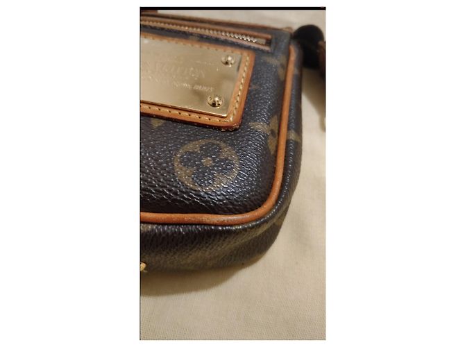 Galliera Louis Vuitton Crossover Beutel Braun Stoff - Ansicht 5
