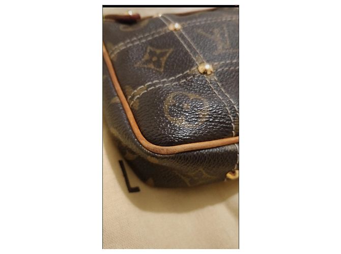 Galliera Louis Vuitton Crossover Beutel Braun Stoff - Ansicht 7