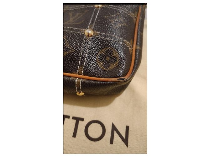 Galliera Louis Vuitton Crossover Beutel Braun Stoff - Ansicht 9
