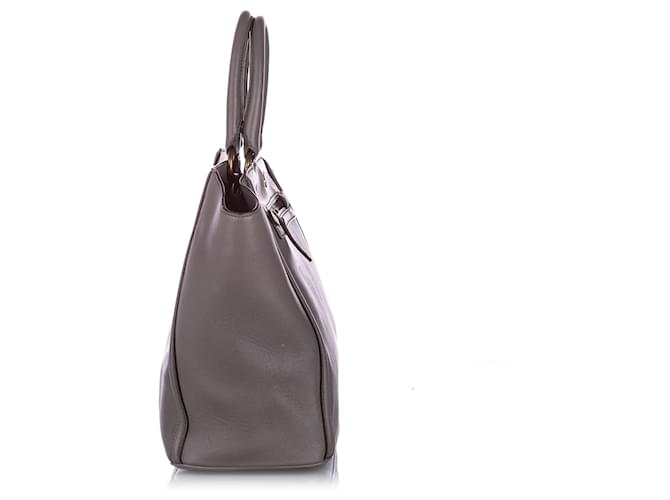 Borse PRADA T. Pelle Grigio - vista 4