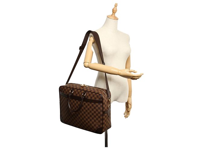 Borse LOUIS VUITTON T. Pelle Marrone - vista 10