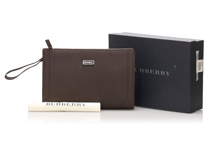 Borse BURBERRY T. Pelle Marrone - vista 2