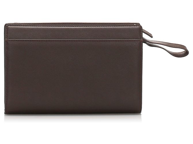 Borse BURBERRY T. Pelle Marrone - vista 4