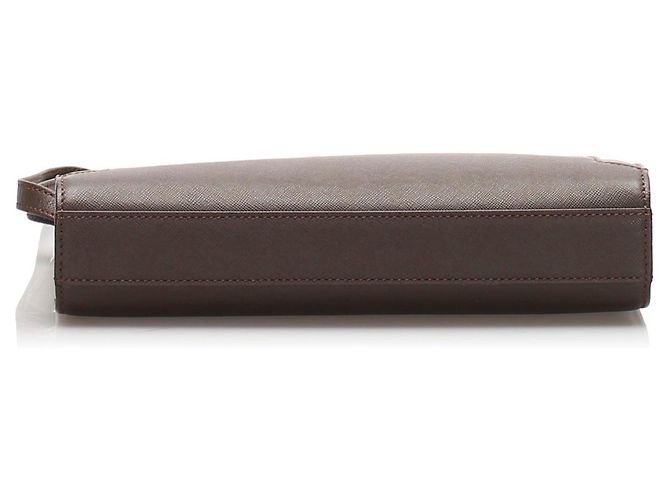 Borse BURBERRY T. Pelle Marrone - vista 5