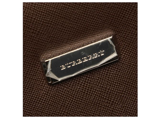 Borse BURBERRY T. Pelle Marrone - vista 7