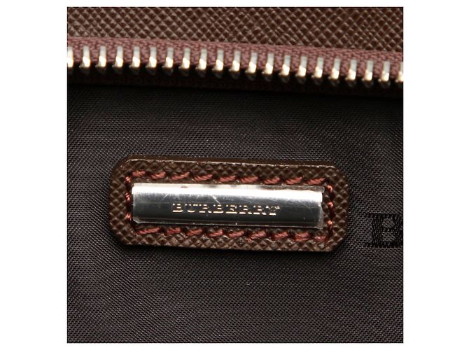 Borse BURBERRY T. Pelle Marrone - vista 8