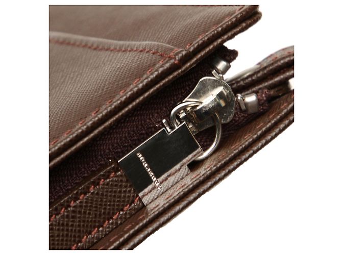 Borse BURBERRY T. Pelle Marrone - vista 9