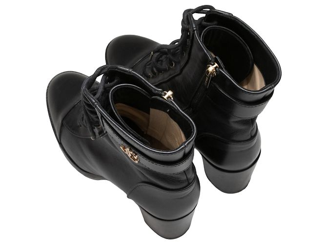 Botines JIMMY CHOO T.EU 37 Cuero Negro - vista 4