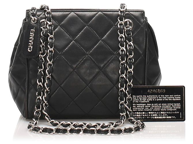 Borse CHANEL T. Pelle Nero - vista 2