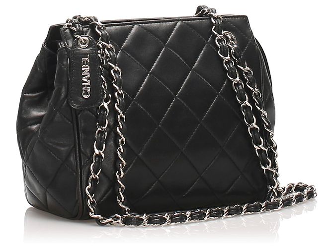 Borse CHANEL T. Pelle Nero - vista 3