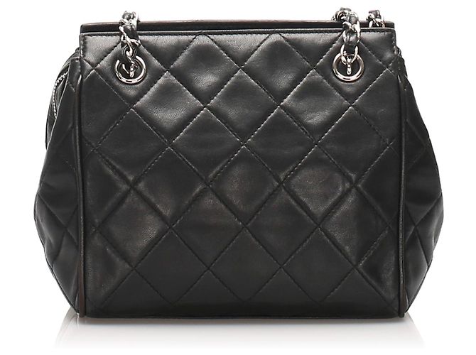 Borse CHANEL T. Pelle Nero - vista 4
