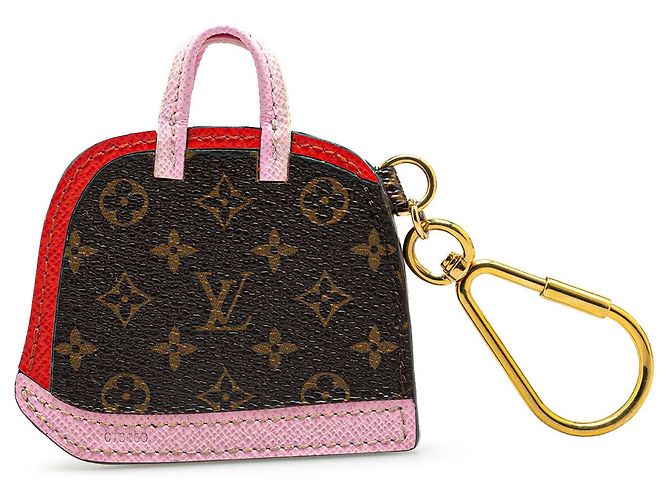 Alma LOUIS VUITTON Purses, wallets & cases T.  Leather Brown - view 2