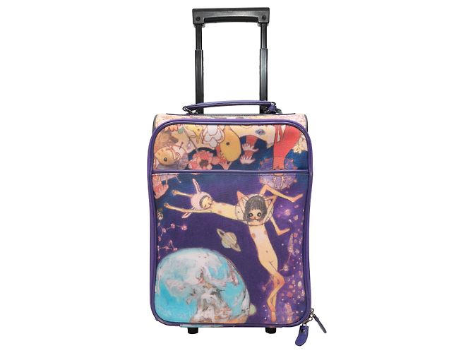 Issey Miyake NON FIRMA / NON FIRMA Borse da viaggio T. Pelle Porpora - vista 5
