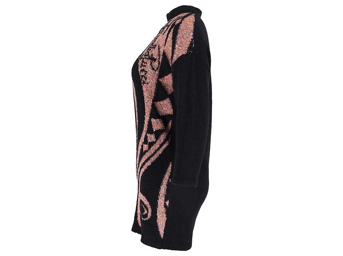 Emilio Pucci Pullover-Minikleid aus Polyamid in Pink und Schwarz - Ansicht 2