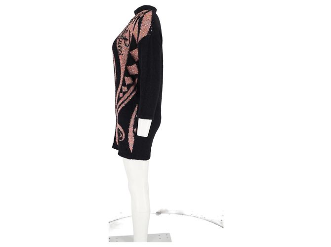 Emilio Pucci Pullover-Minikleid aus Polyamid in Pink und Schwarz - Ansicht 5