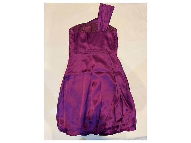 Vestido mini Armani Exchange morado oscuro - vista 2