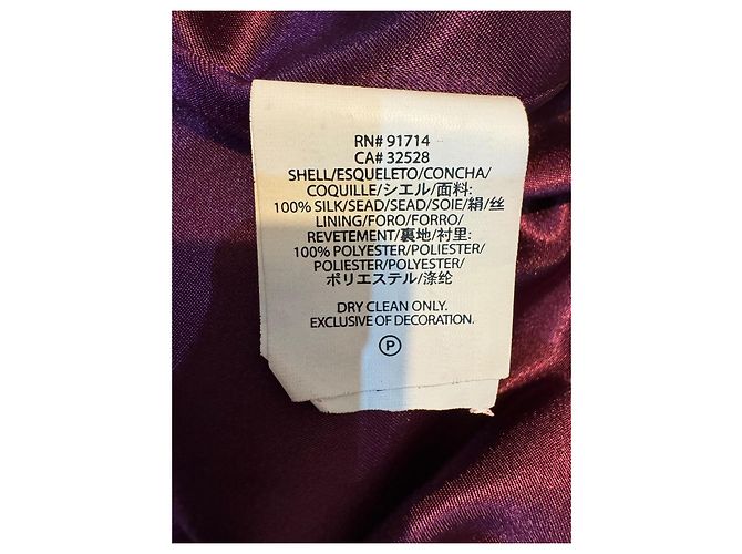 Vestido mini Armani Exchange morado oscuro - vista 5