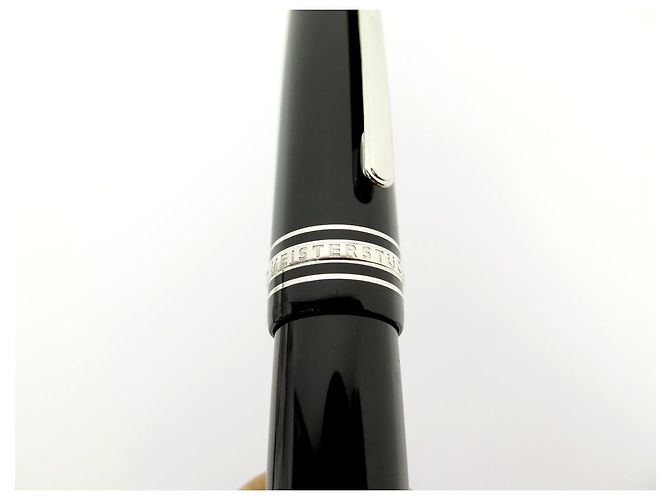 NEUER MONTBLANC MEISTERSTÜCK 149 FÜLLFEDERHALTER SCHWARZE HARZ PALLADIUM BOX - Ansicht 4