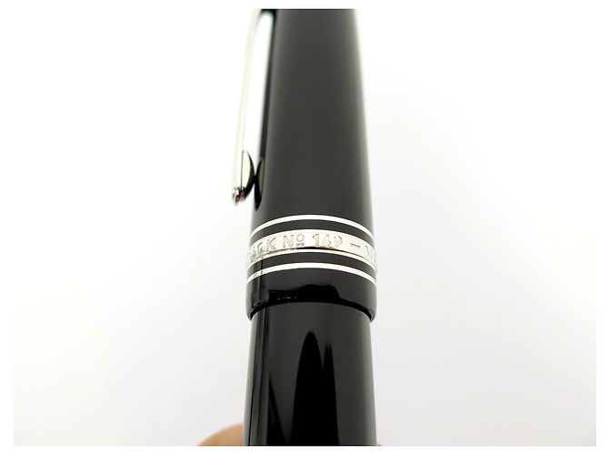 NEUER MONTBLANC MEISTERSTÜCK 149 FÜLLFEDERHALTER SCHWARZE HARZ PALLADIUM BOX - Ansicht 5