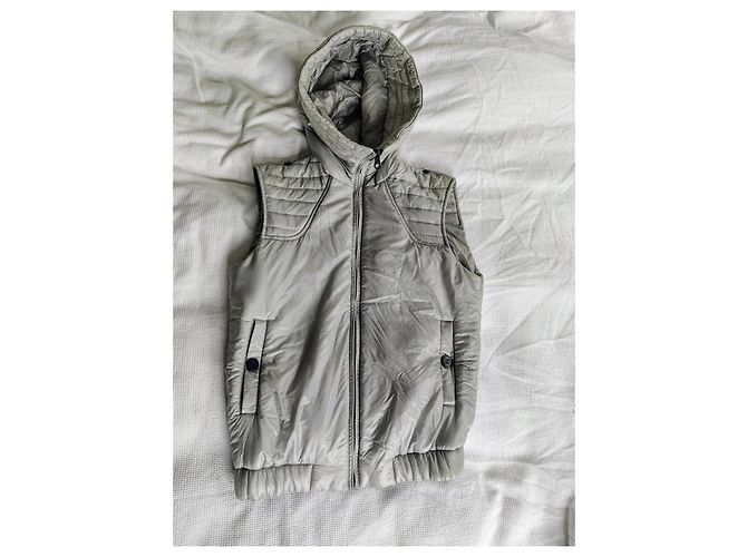 Chaleco sin mangas de Chanel Plata Gris - vista 3