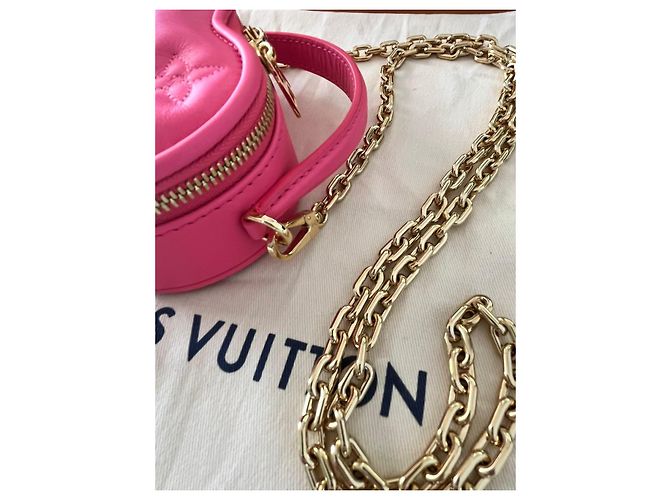 Louis Vuitton Pochette Pop My Heart Rosa Pelle - vista 13