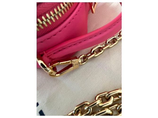 Louis Vuitton Pochette Pop My Heart Rosa Pelle - vista 14