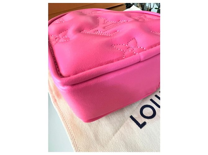 Louis Vuitton Pochette Pop My Heart Rosa Pelle - vista 15