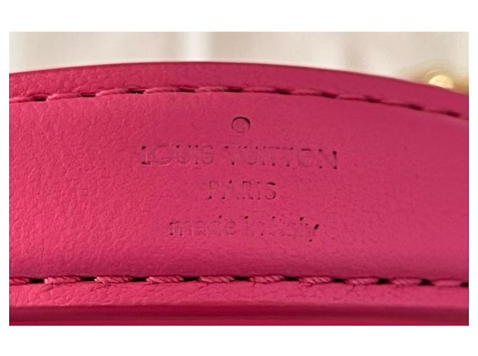 Louis Vuitton Pochette Pop My Heart Rosa Pelle - vista 9