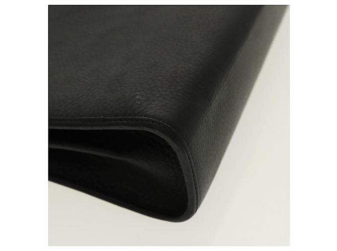 Borsa a mano Christian Dior in pelle nera e oro Auth 95744 Nero D'oro - vista 16