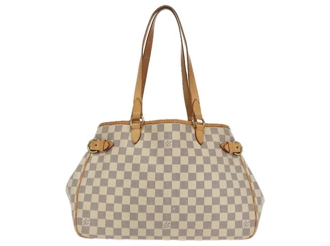 LOUIS VUITTON Tote Bag Horizontal Batignolles Damier Azur N48172 LV Auth 97190 - Ansicht 13