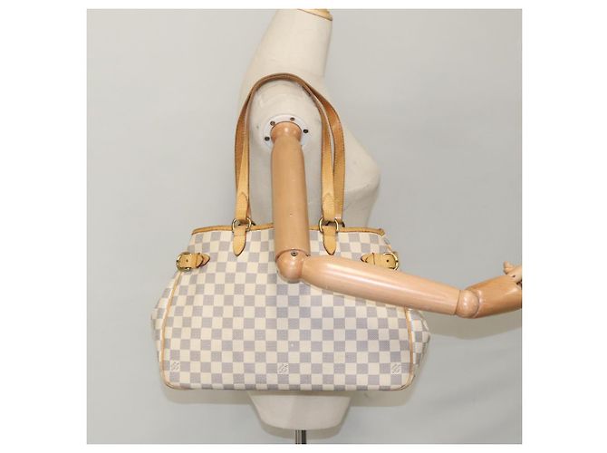 LOUIS VUITTON Tote Bag Horizontal Batignolles Damier Azur N48172 LV Auth 97190 - Ansicht 24