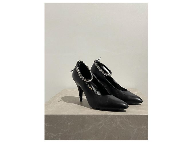 GUCCI Absätze T.EU 37.5 Leder Schwarz - Ansicht 2