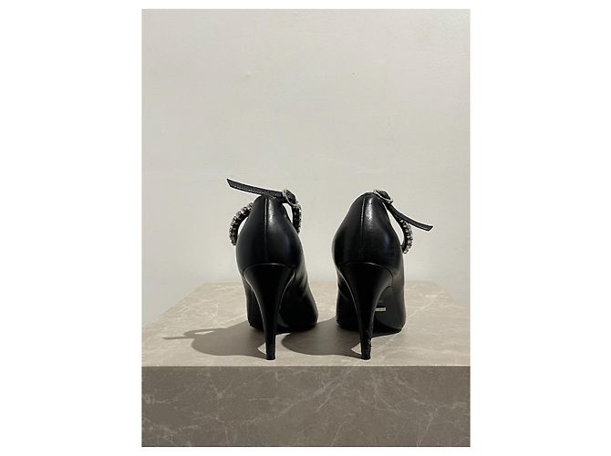 GUCCI Absätze T.EU 37.5 Leder Schwarz - Ansicht 4