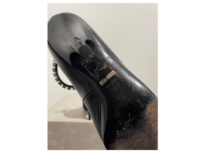 GUCCI Absätze T.EU 37.5 Leder Schwarz - Ansicht 6