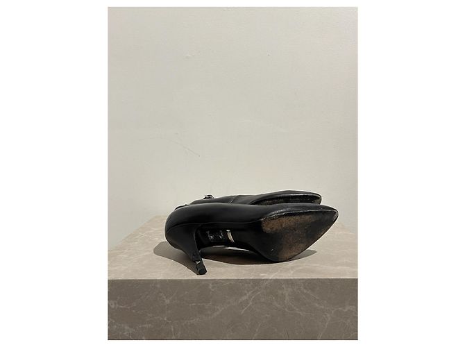 GUCCI Absätze T.EU 37.5 Leder Schwarz - Ansicht 7