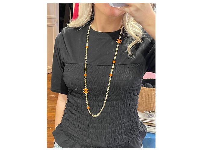 Collane lunghe CHANEL T. Metallo D'oro - vista 2