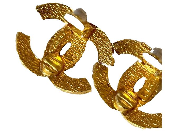 Chanel CC Ohrringe, selten! Gold hardware - Ansicht 14