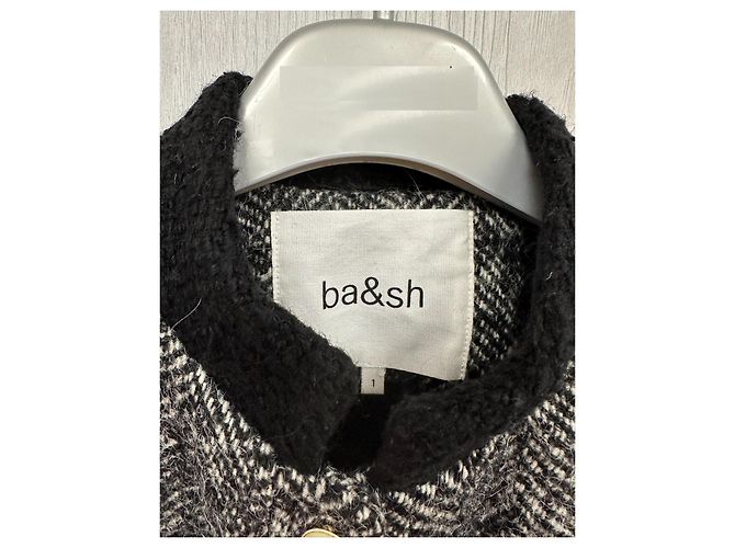 Ba&Sh Talya structured jacket grey wool alpaca - view 5