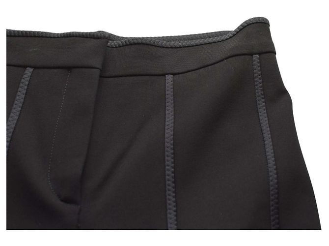 Leggings Fendi de viscosa negra con diseño de paneles Negro - vue 3