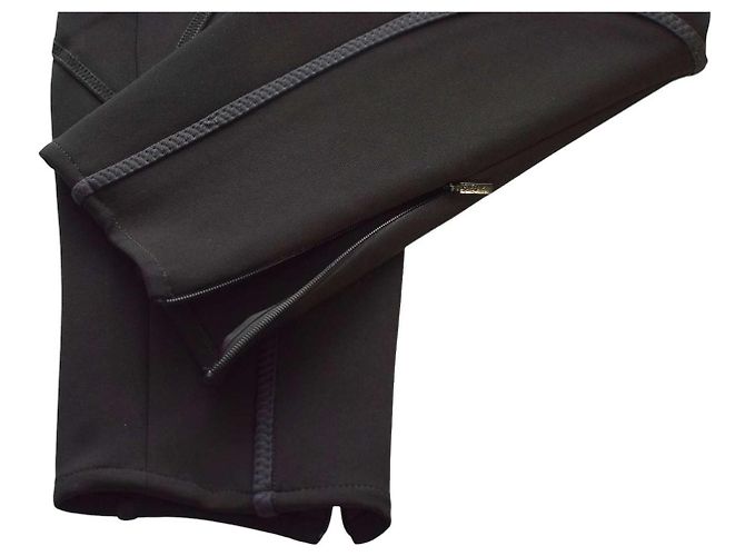 Leggings Fendi de viscosa negra con diseño de paneles Negro - vue 5