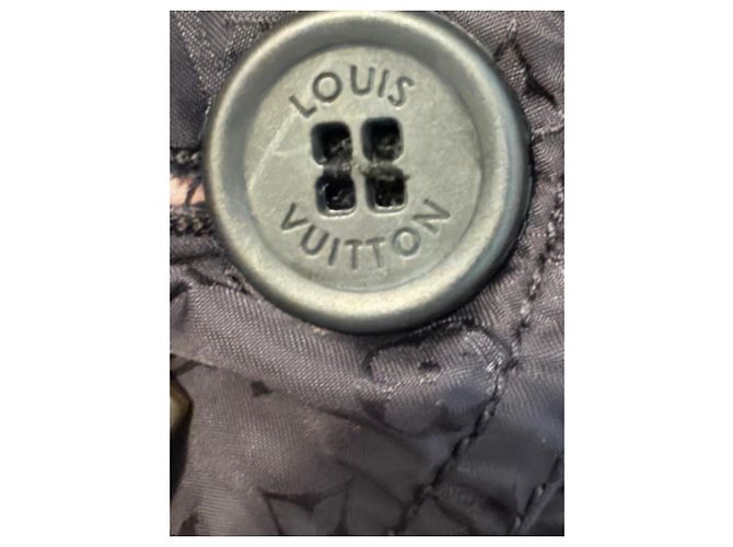 Giacca a vento Louis Vuitton Monogramma Nylon Nero - vista 8
