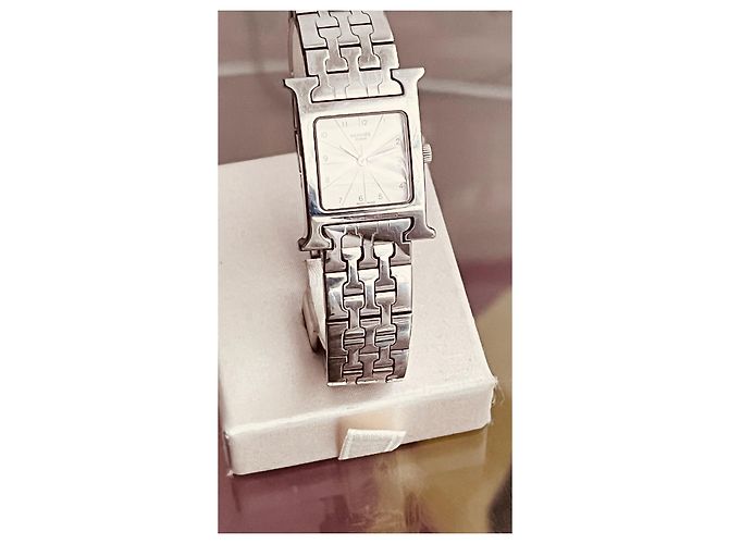 Reloj Hermès Heures H PM de acero Plata - vista 3