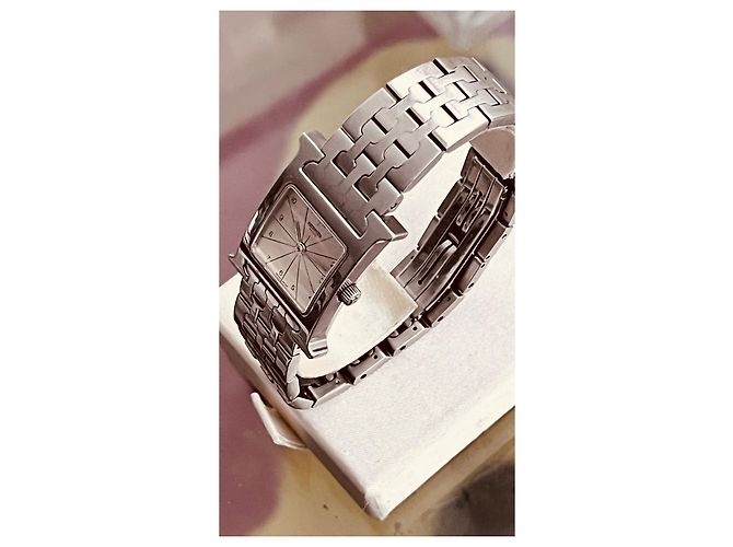 Reloj Hermès Heures H PM de acero Plata - vista 4